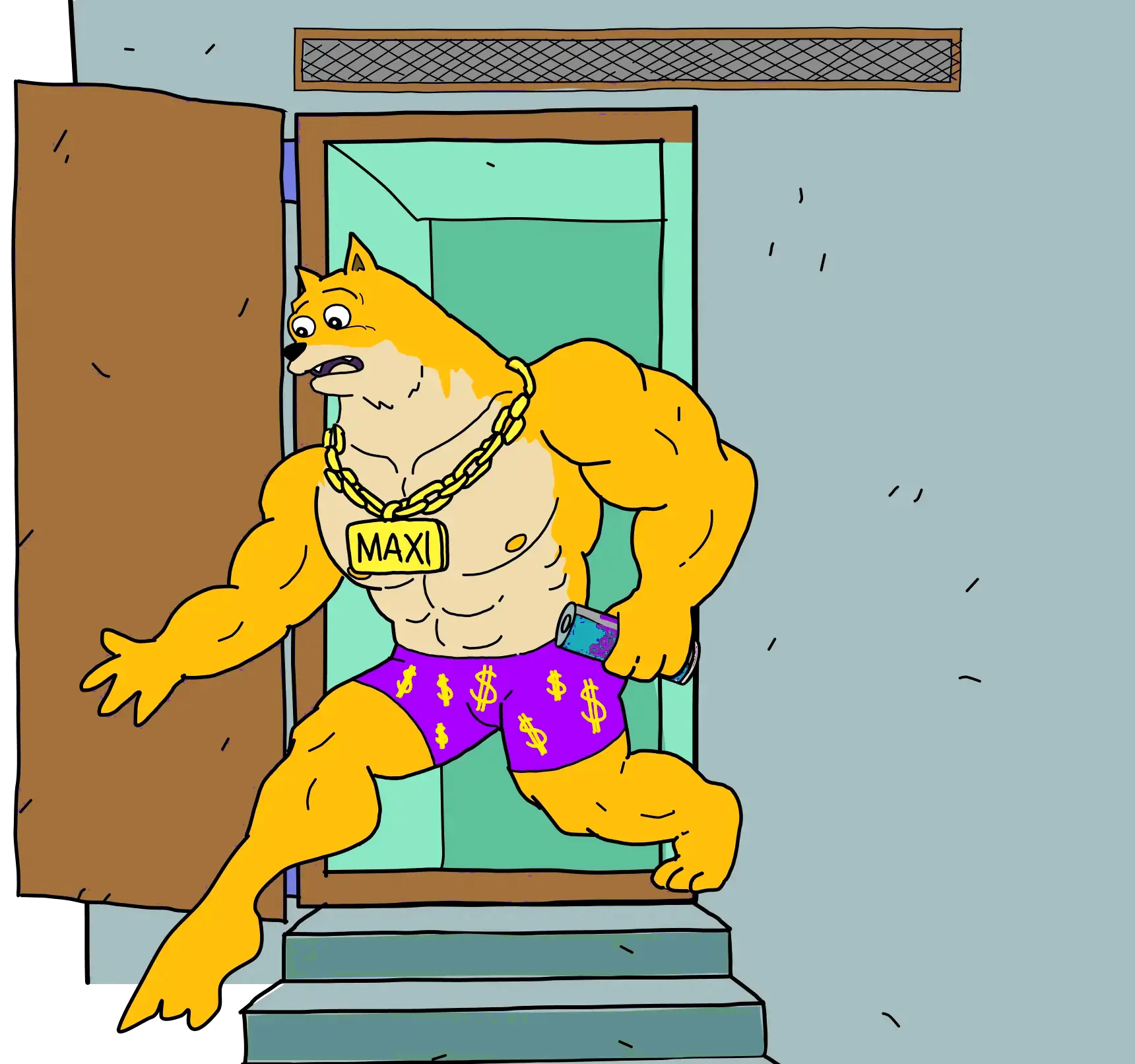 Maxi open door